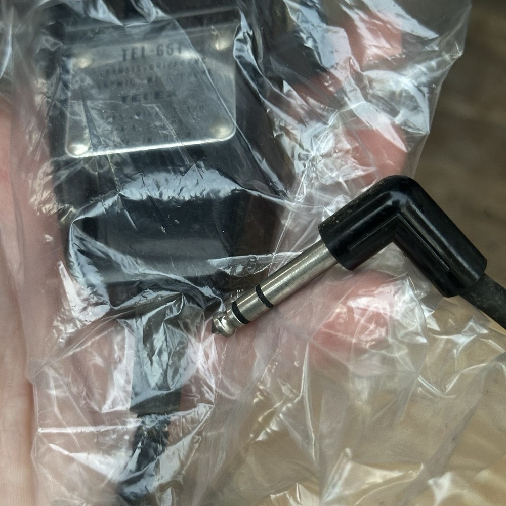 Telex Tel-66t 66TRA READ DESCR Transistorized/nc Dynamic Handheld Microphone Nos