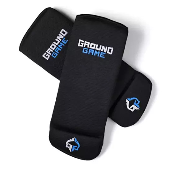 Ground Game Ankle Joint Stabilizer with Knouckout Game Protector Black