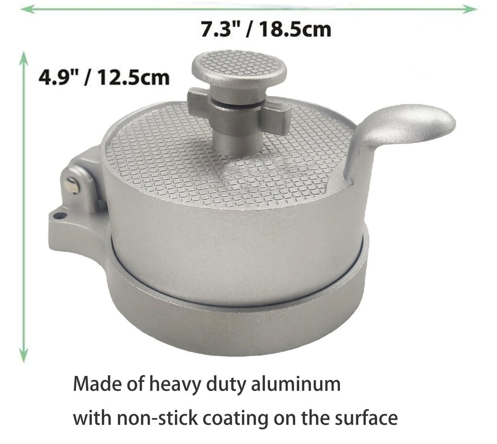 Professional Hamburger Press Adjustable Thickness Burger Patty Maker Tool