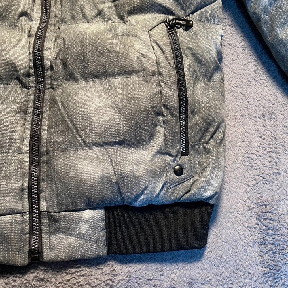 Kaiwel Bomber Jacket Men's Medium Grey Full Zip