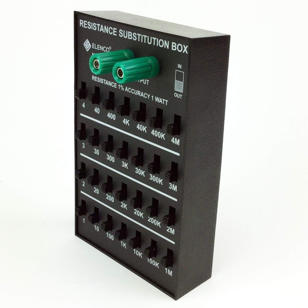 Resistance Substitution Box | 1Ω to 11MΩ Range | 1 Precision for Testing