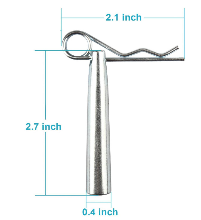 30 Sets Conical Coupler Pins with R-Clip, Stage Lights Truss Replace Accessories