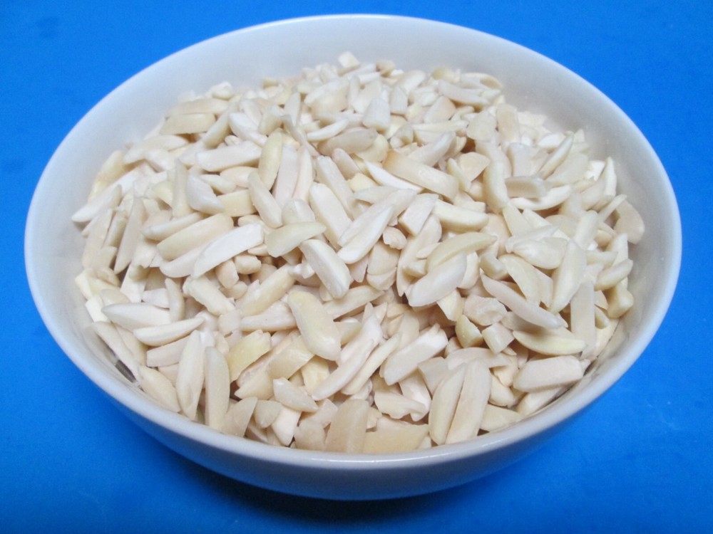 Blanched Silvered Almonds, 5 lbs-greenbulk