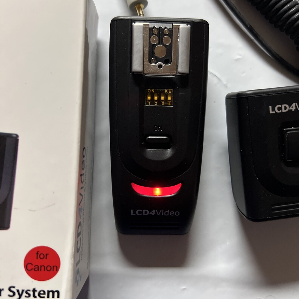 LCD 4 Video Photo Gear II Wireless Flash Trigger Remote System for Canon