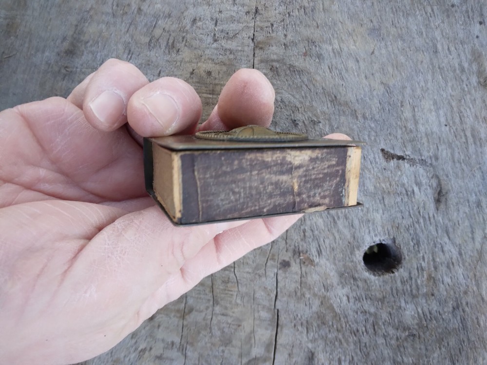 WW1 German Got Mit Uns Iron Cross Match Safe