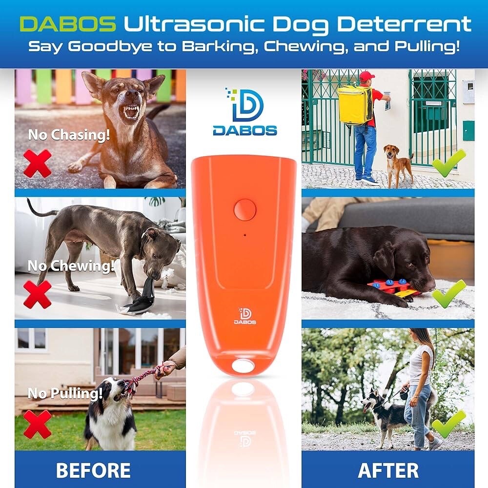 Dog Deterrent Ultrasonic Anti Bark Pet Control Training Repeller Device