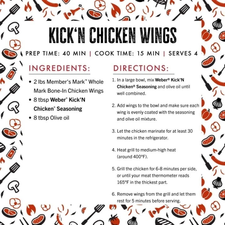 Weber Kick'N Chicken Chef Size, 22 oz.