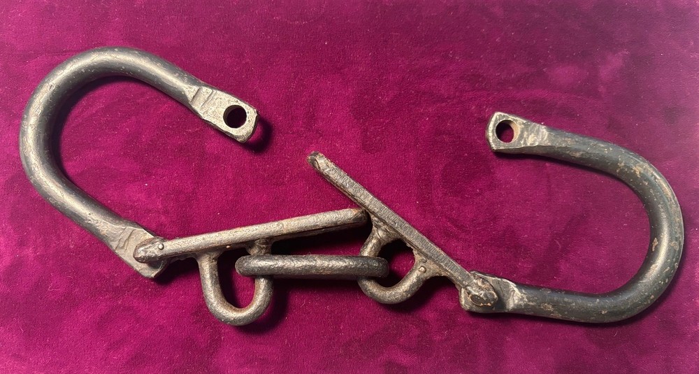 Heavy Iron Shackles Handcuffs