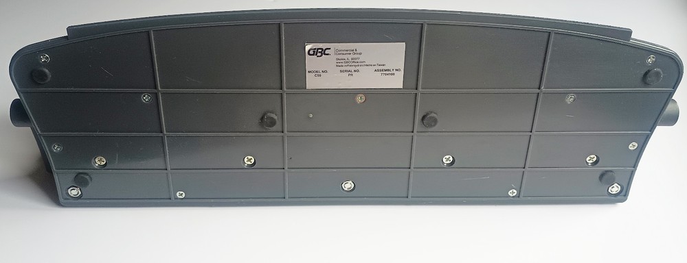 GBC CombBind C50 Manual Comb Binding Machine With Binding Combs