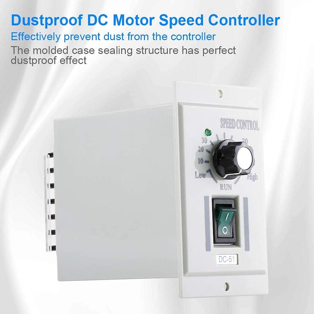 DC Motor Speed Controller AC 110V Input DC 24V-90V Output Motor Speed Control...