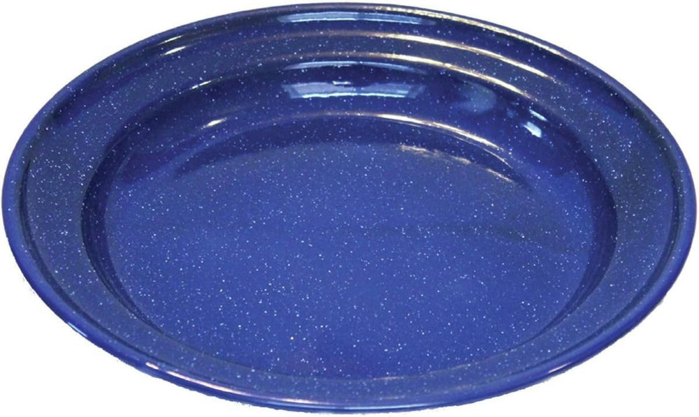 10 Inch Enamelware Plate for Camping and Backpacking - Cookware Gear Essentials