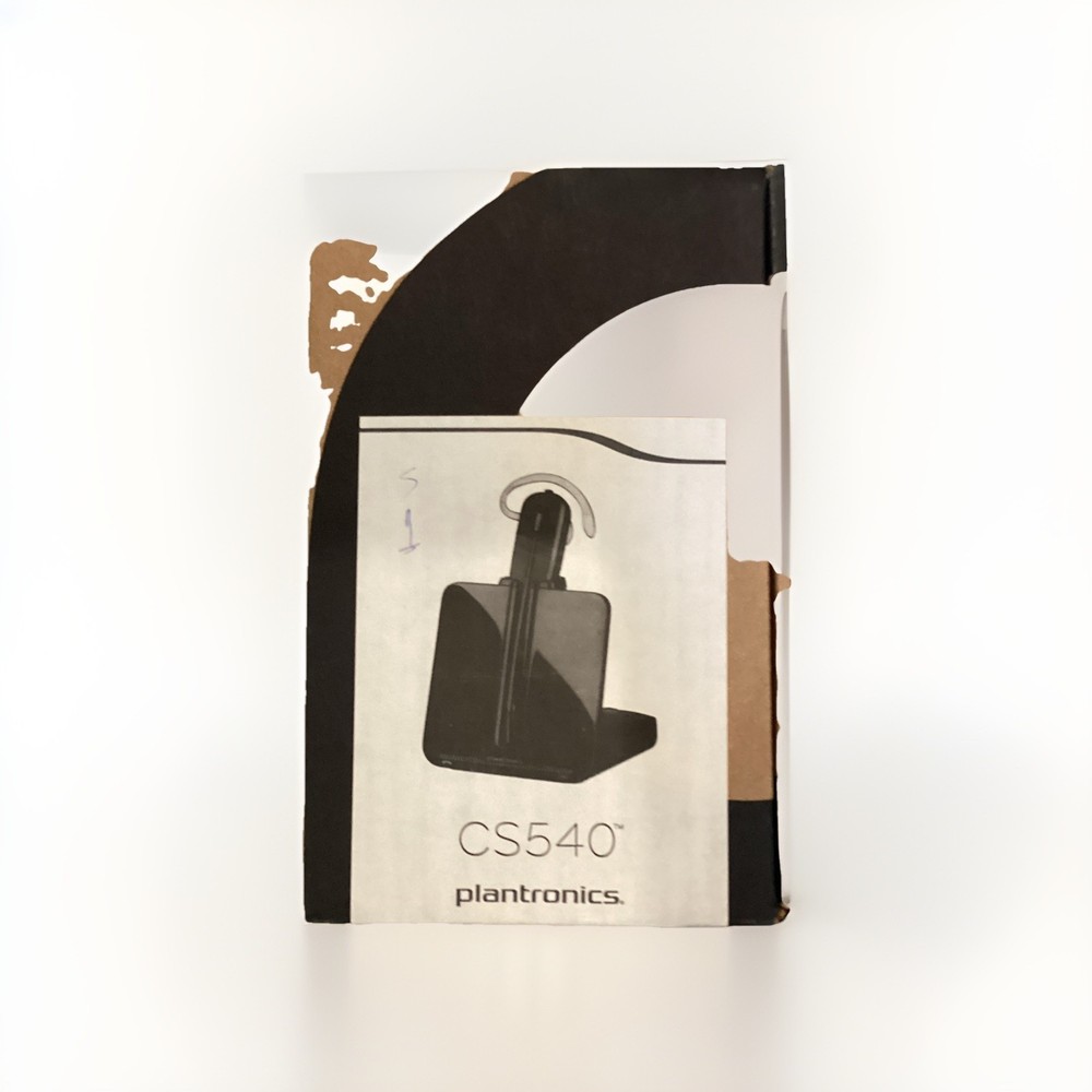 PLANTRONICS Poly CS540 Wireless DECT Headset Black NEW