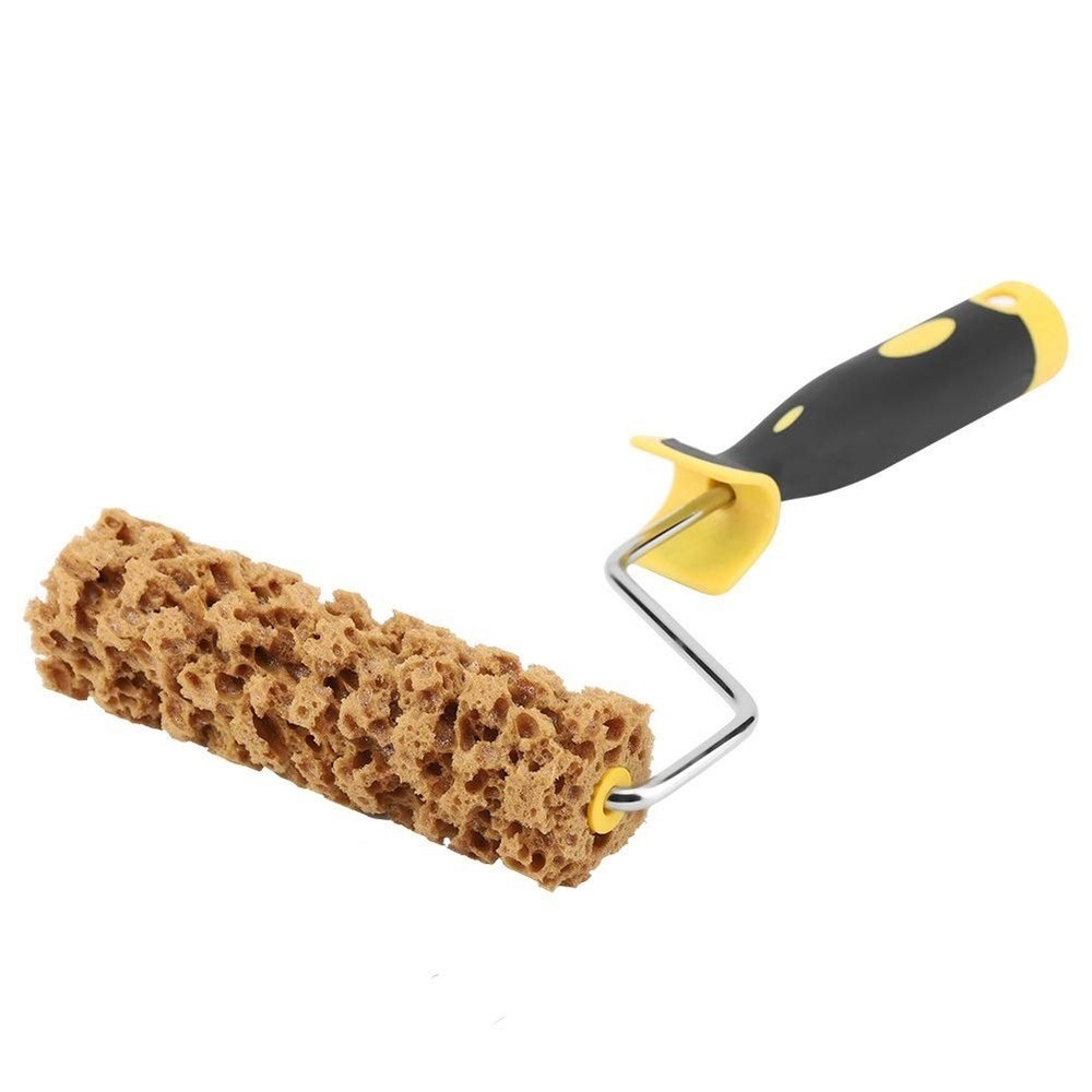 Maxmartt Texture Paint Rollers, Texture Pattern Paint Roller Brush with Handle D