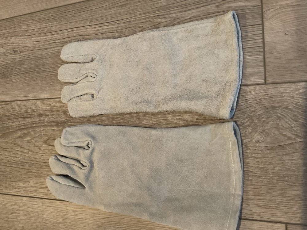 Leather Safety Welding Gloves New Size Large