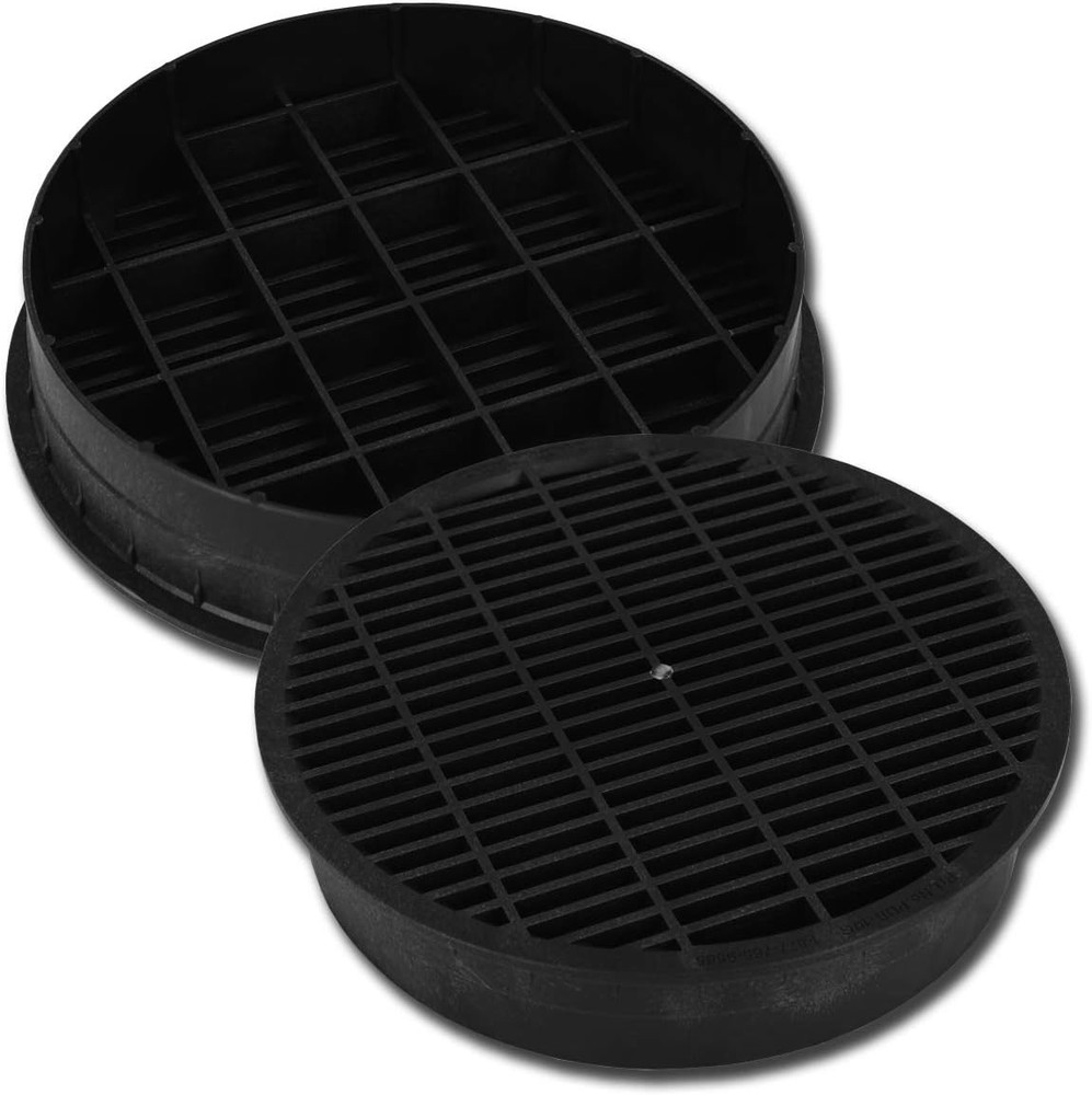 10" Pipe Grate (Black)