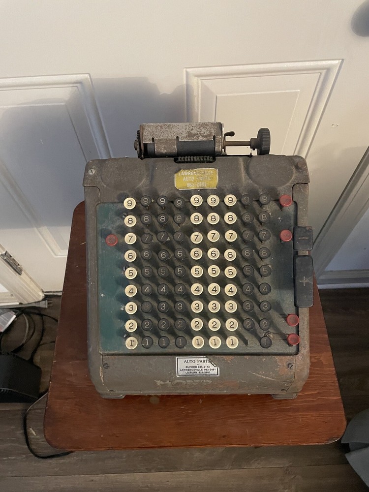 Vintage Monroe Adding Machine Calculator 1950s