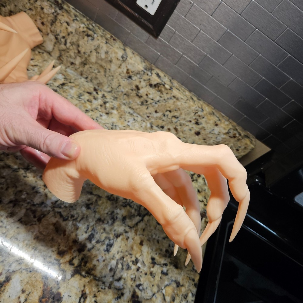 Monster resin hands lifesized ONE PAIR