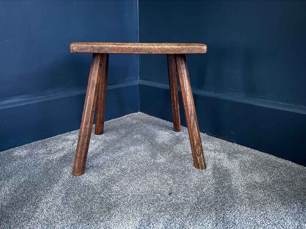 Beautiful 19th Century Oak Milking Stool