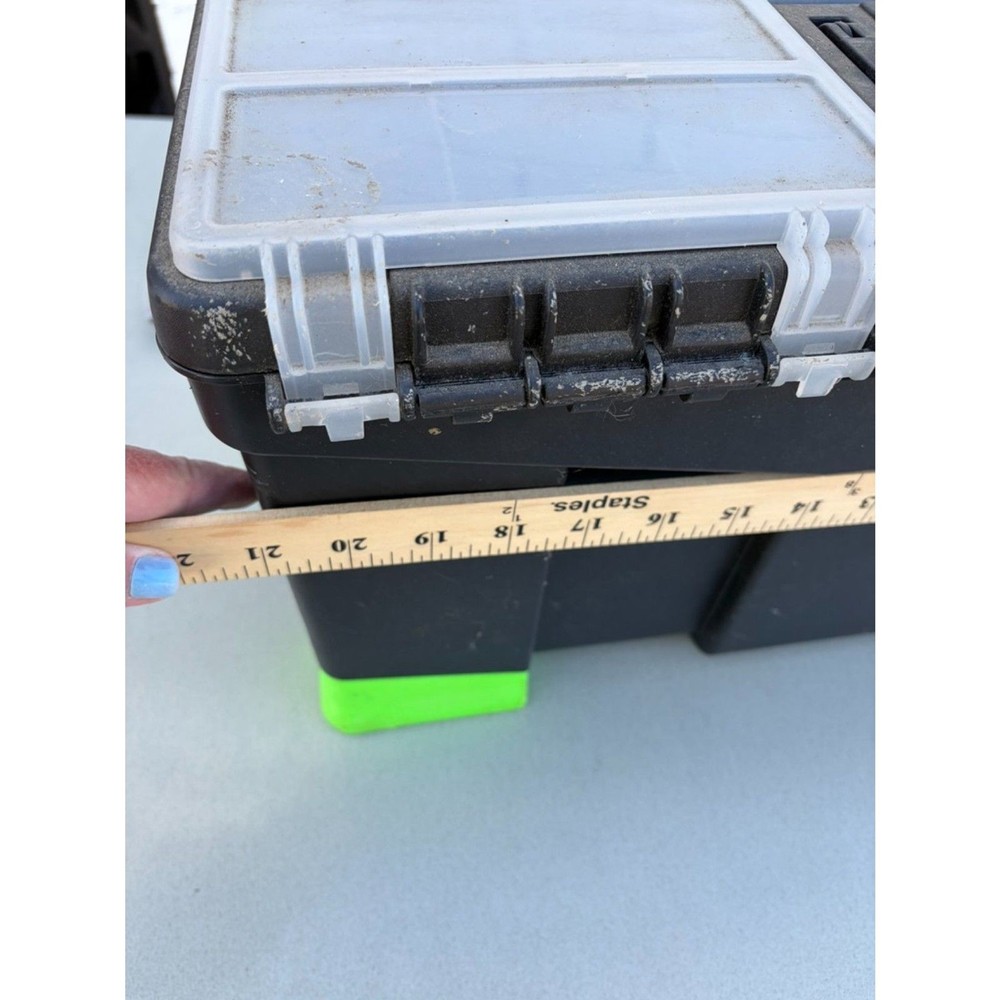 Stanley Hardplastic tool box 21x9"