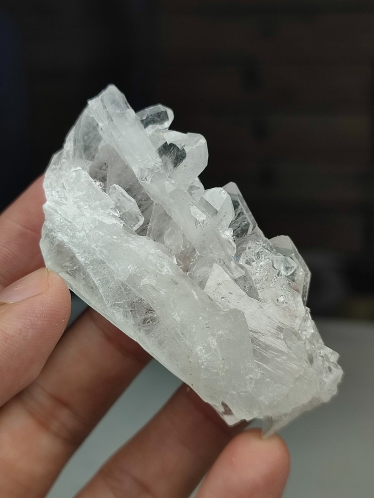 Faden Quartz Crystal With Good Luster & Nice Termination-Pak.