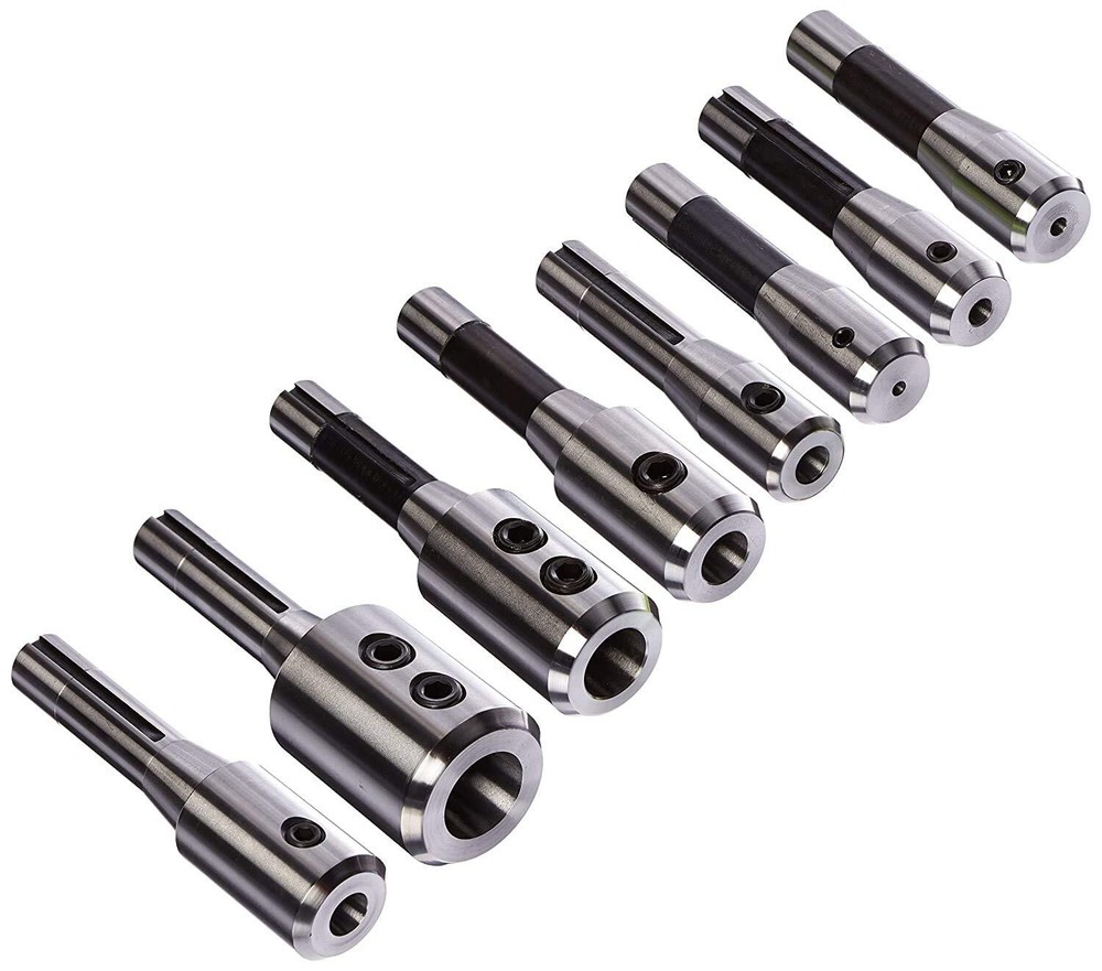 8 PCS Precision R8 End Mill Tool Holder Set for Milling Machine 202-5310