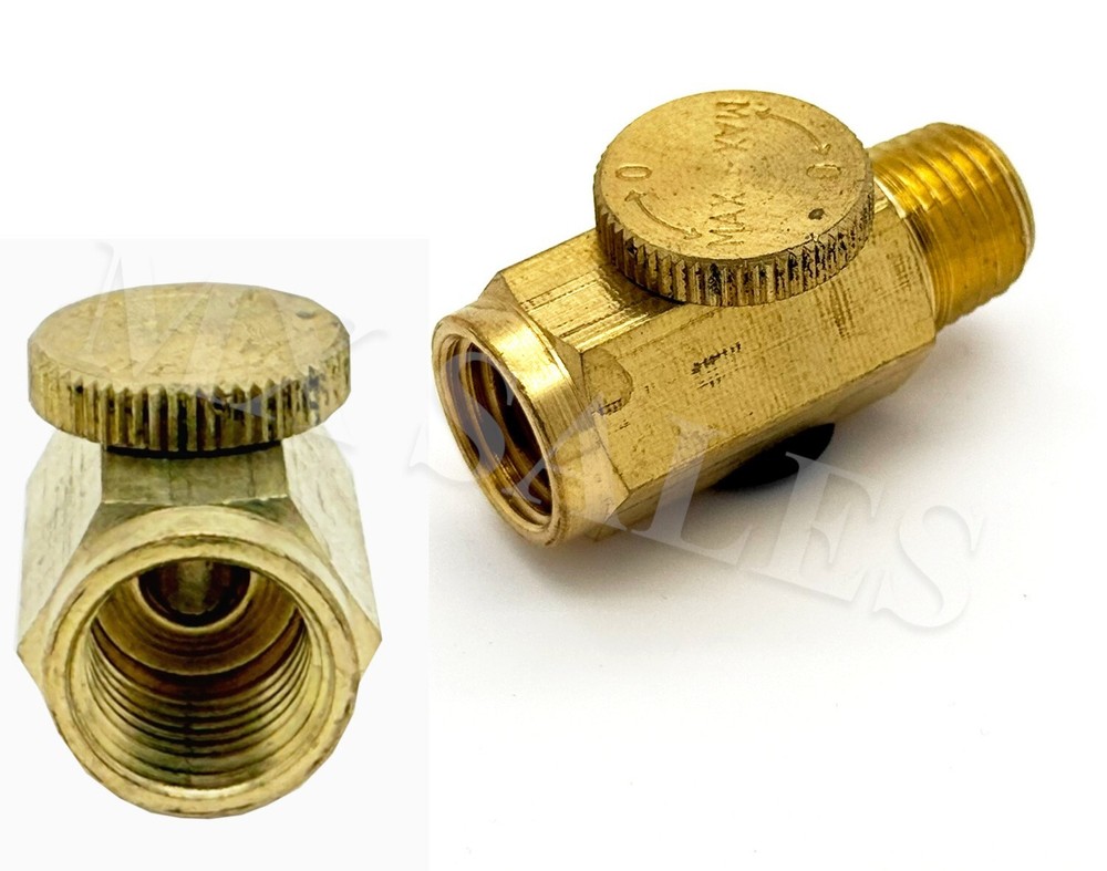 Air Regulator Solid Brass Air Compressor Adjustable Air Flow Tools 1/4" NPT