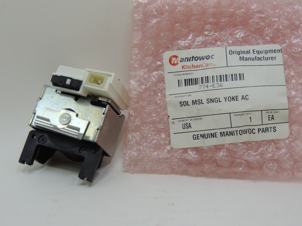 MULTIPLEX 774-E36 SOL MSL SNGL YOKE AC Solenoid Assembly with Switch