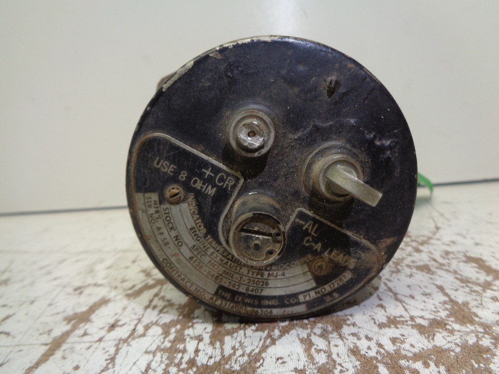 LEWIS ENGINEERING AIRCRAFT MJ-4 TEMPERATURE INDICATOR 172B2