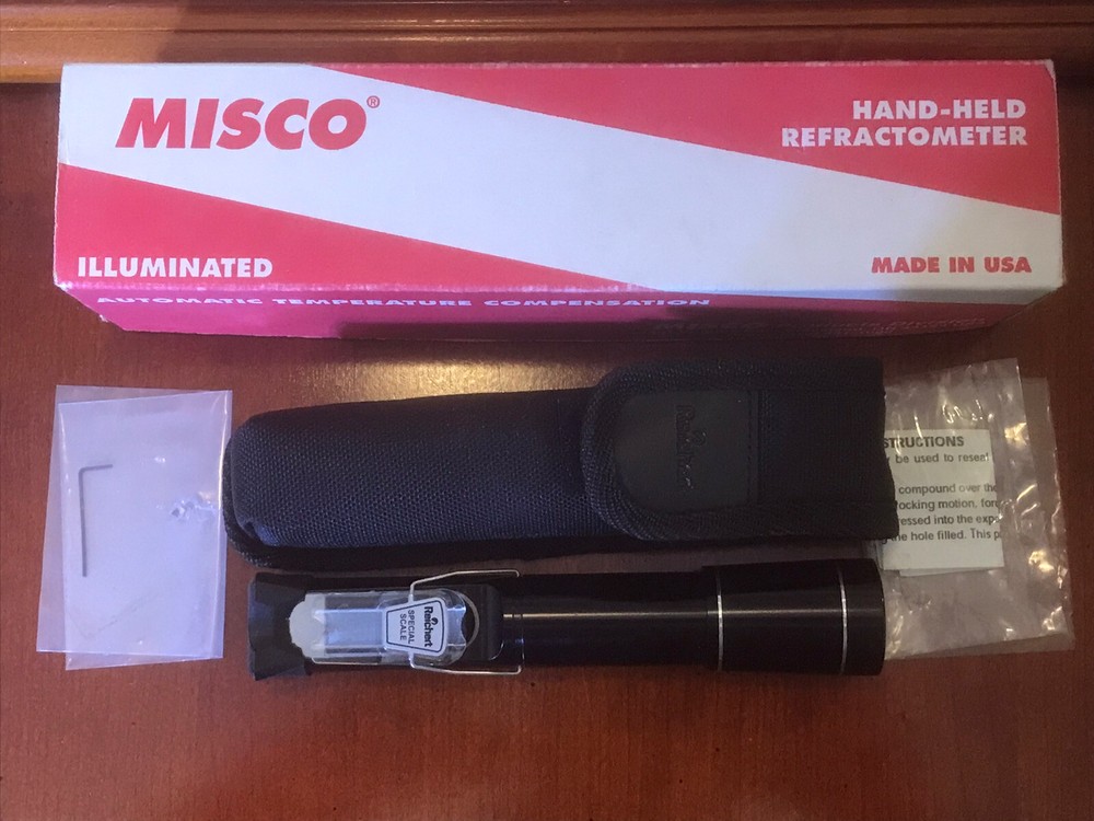 🔥HOT🔥MISCO Illuminated Automatic Temp Compensation Hand-Held Refractometer🔥