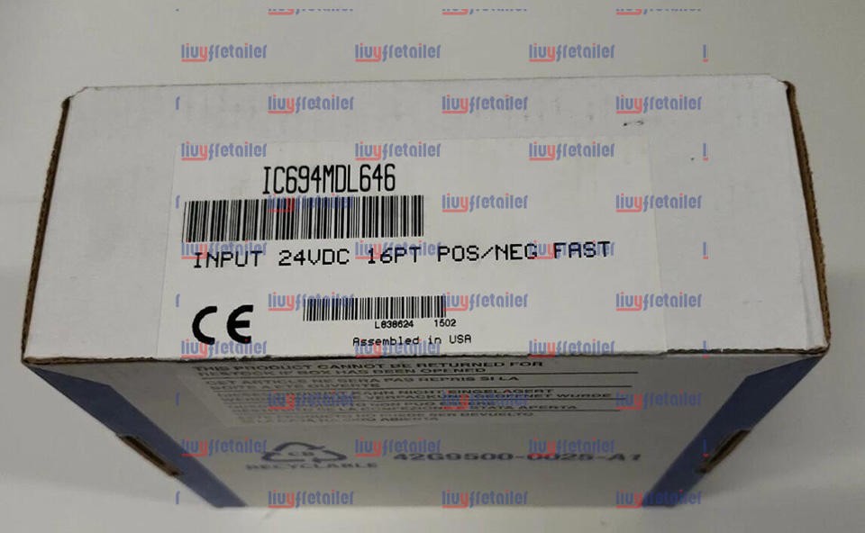 1PIECE NEW GE FANUC INPUT MODULE IC694MDL646