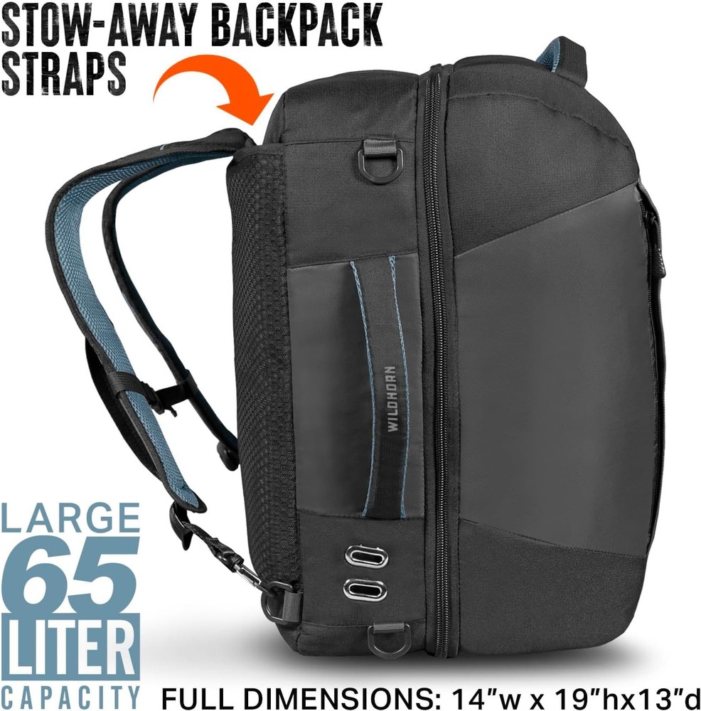 A snowboard backpack can hold ski boots, a helmet, goggles, and a jacket.