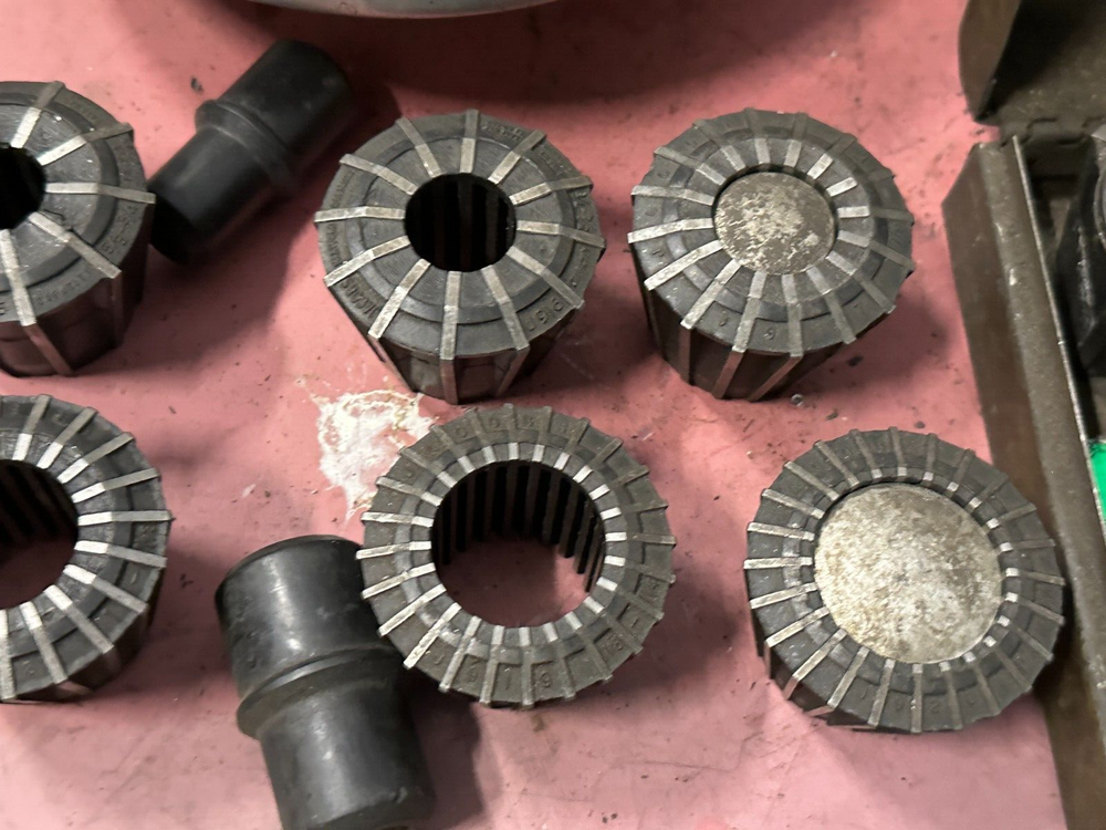 Jacobs Spindle Nose Lathe Chuck Model 91-C4 w/11 Collets