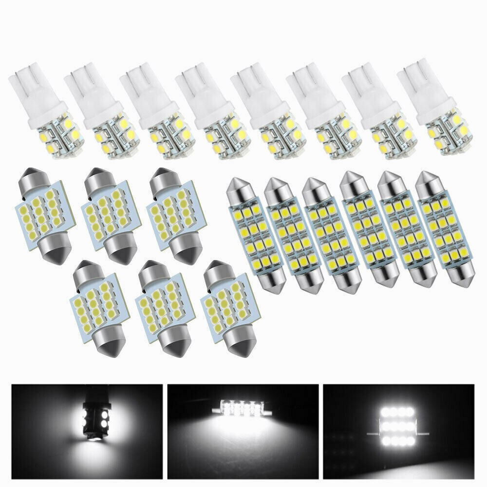 40pcs LED Interior Lights Bulbs Kit For Lexus Car Trunk Dome License Plate Lamps