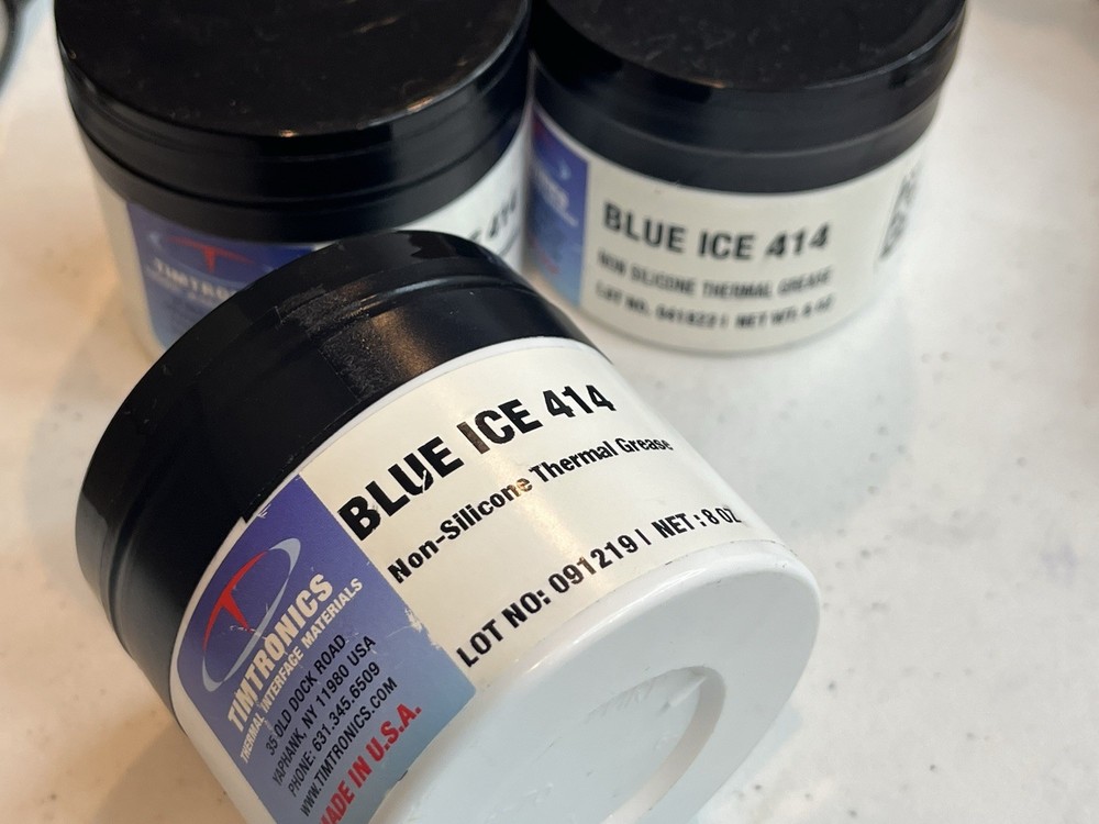 TIMtronics Blue Ice 414 Non-Silicone Thermal Grease Paste Compound 8 oz