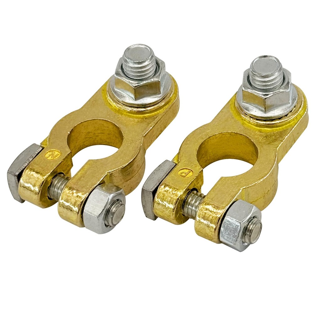 Brass Battery Terminal Connectors, Top Post Battery Terminals Connector Batte...