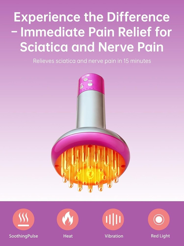 Sciatica Pain Relief Device – Deep Tissue Massager for Sciatica, Nerve,...