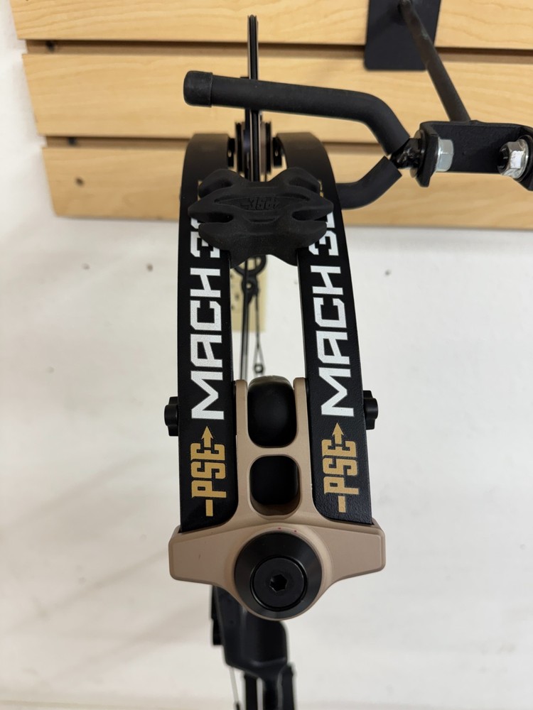 PSE Mach 30 DS EC2 RH 70lbs Black and Bronze Compound Bow
