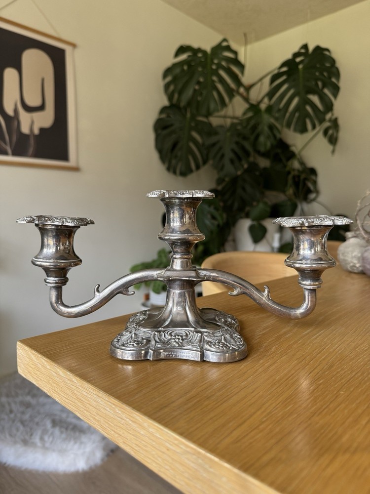 1900’s Victorian Silver Plated Candelabra
