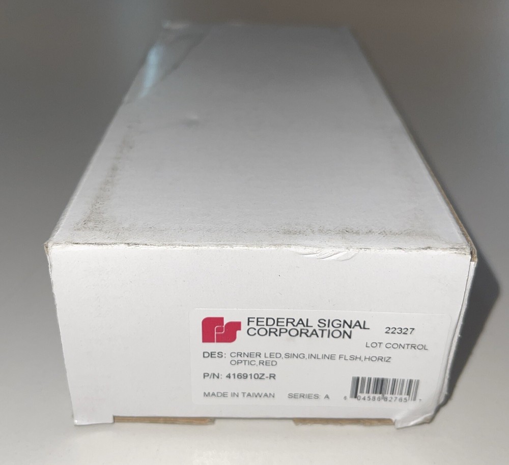 FEDERAL SIGNAL Corner Warning LED Light, Exterior Mount