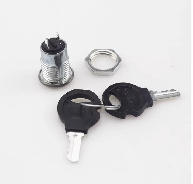 2sets Key Switch ON/OFF Lock Switch KS-01