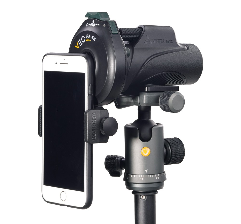 VEO PA-65 UNIVERSAL DIGISCOPING SMARTPHONE/OPTICS ADAPTER KIT W/BLUETOOTH REMOTE