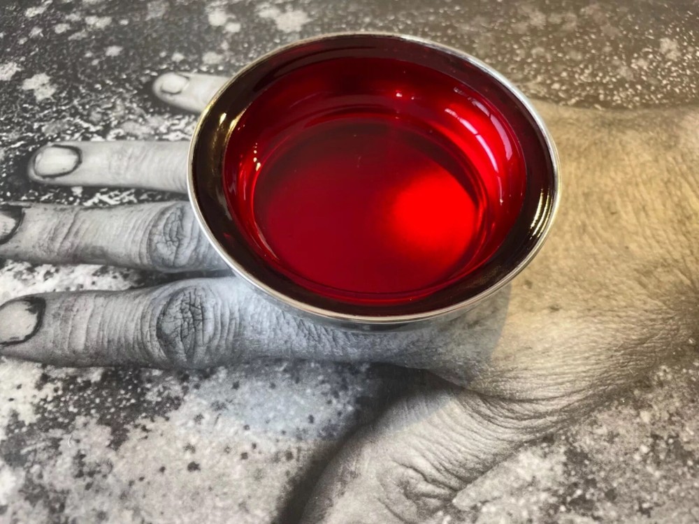 F.B.Rogers Silver Co 775 Ruby Red 1883 Catch-All Coaster Ashtray