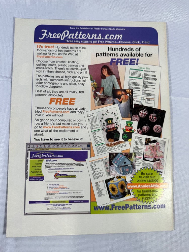 Plastic Canvas World July 2000