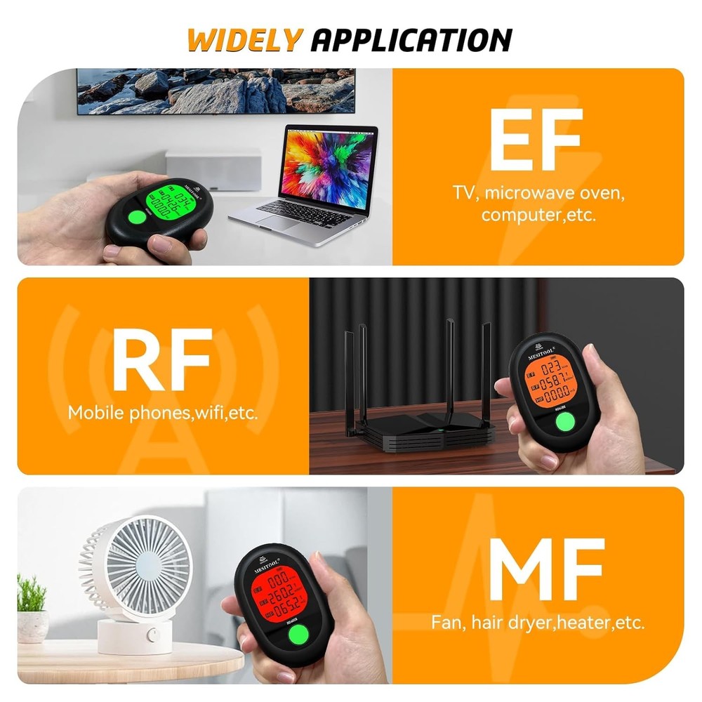 Electromagnetic Field Detector Digital Electromagnetic Radiation Detector