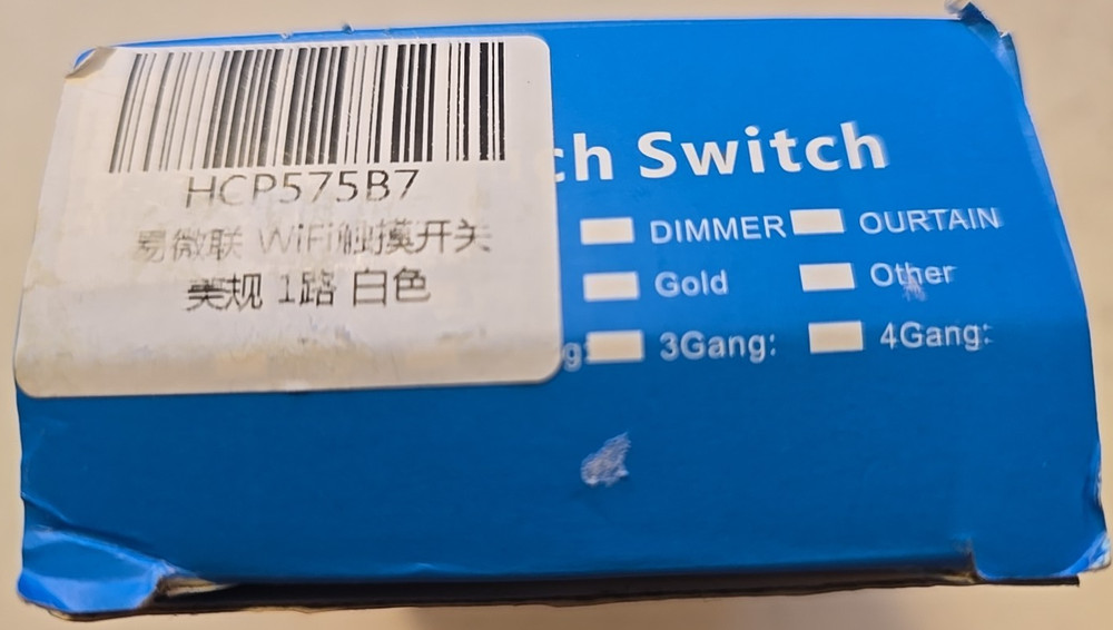 WiFi Touch Switch Two Color Statue Light *NEW*