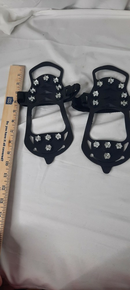 Ice Grip Traction Cleats, Over The Shoe Size Medium