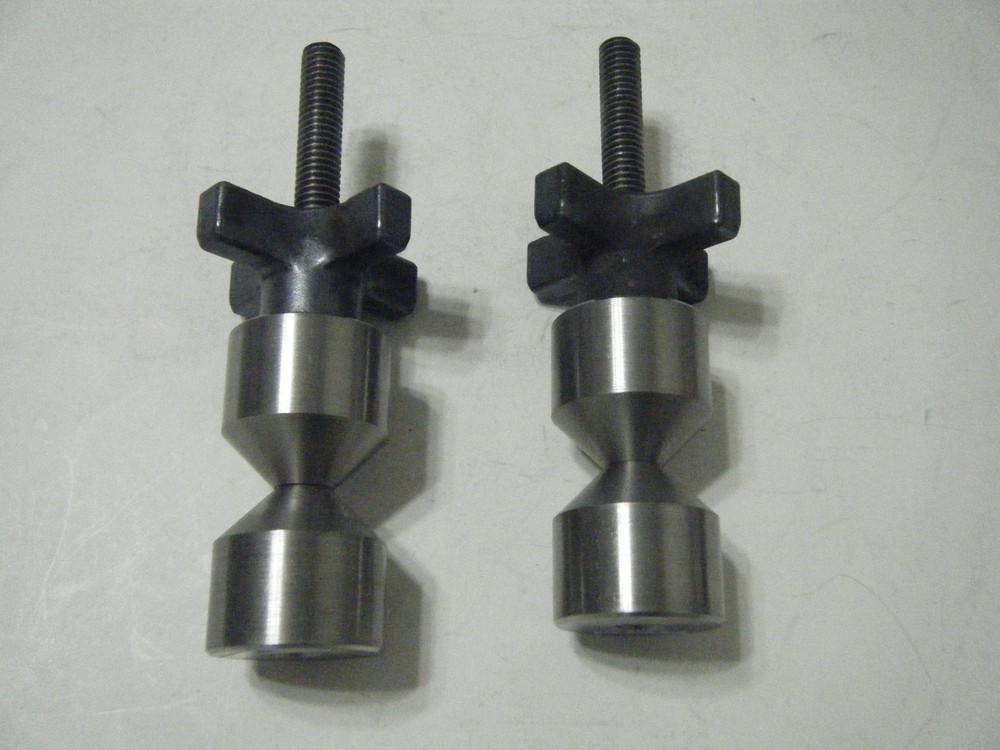 DAVIS  1 1/4"-Two hole pin-Stainless- 3/8-16 Quick knobs