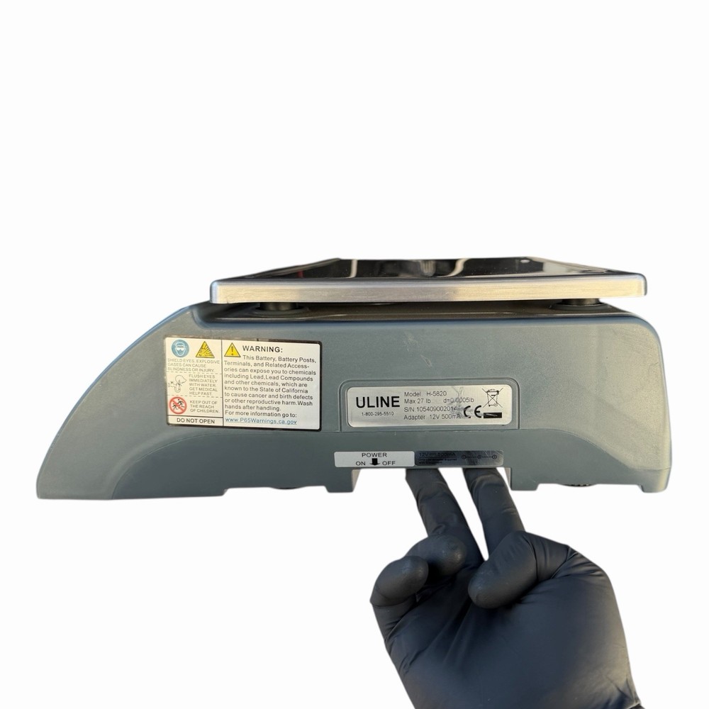 Uline H-5820 Digital Counting Scale 27 lb Capacity