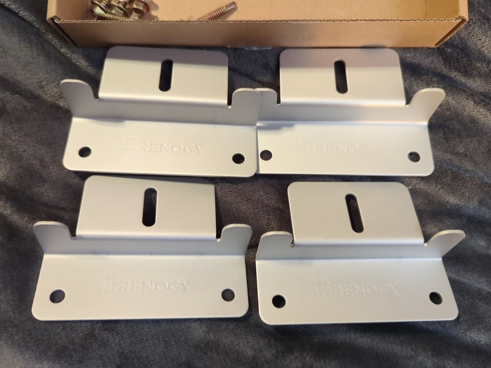 Renogy Solar Panel Mounts Z Brackets Set for Mounting Solar Panel MTS-ZB