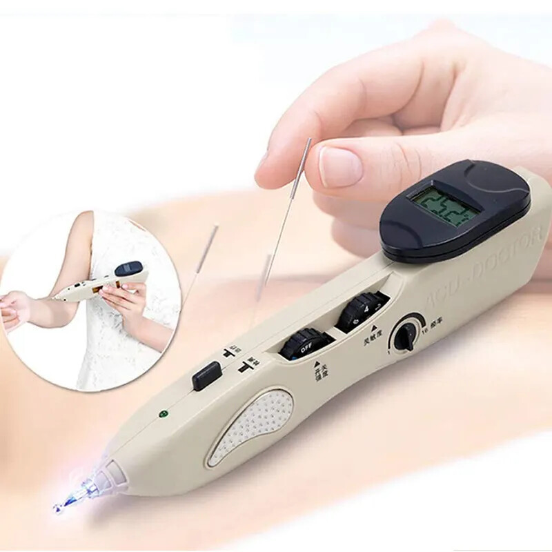 Pointer Digital Electronic Acupuncture Pen Stimulator Pain Relief Auto Massager